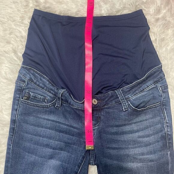 Kancan Maternity Jeans Womens Size 7 / 27 Skinny Stretch Full Panel Belly - Picture 11 of 14